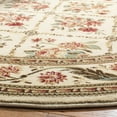 thumbnail image 6 of SAFAVIEH Lyndhurst Mason Floral Border Area Rug, Ivory, 5'3" x 5'3" Round, 6 of 7