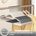 thumbnail image 1 of 10PCS Anti Slip Hanger Household Clothes Hanger Plastic Non Marking and Anti Slip Hanger Clothing Rack Drying Rack for Clothes, 1 of 6