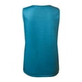 thumbnail image 4 of Eashery Womens Tops Sleeveless Casual Tee Women Tops Blue S, 4 of 5