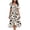 #0262-Khaki, variant on Womens Summer Dot Maxi Dresses Wrap V Neck Flutter Short Sleeve Boho Casual Flowy Long Wedding Guest Dress