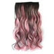 thumbnail image 1 of Pelucas con flequillo para mujer, peluca ondulada suelta con clip, extensión de cabello femenino, pieza de peluca con degradado de color, cinco clips, cabello largo y rizado, peluca postiza, 1 of 3
