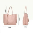 thumbnail image 4 of ZTTD Tassel Tote Leather Bag for Women, Ladies Large Capacity Fashion Shoulder Handbag Bag Purses Satchel Messenger Bags for Woman Work Shopping, 4 of 4