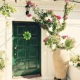 thumbnail image 5 of Green Metal Flowers Home Accents Indoor or Outdoor Wall, 5 of 5