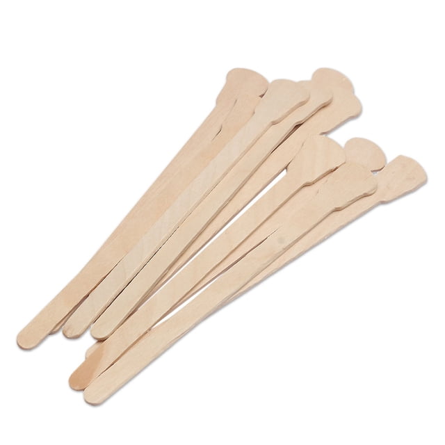 Seitruly Barra de cera para el cabello, herramienta de limpieza de desechable para encerar, pieza de madera, suministros de belleza para raspar, Type2 NO2 Seitruly CE012024-02