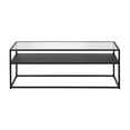 thumbnail image 6 of Evelyn&Zoe Metal Ada Rectangular Coffee Table Black and Bronze Finish, 6 of 6