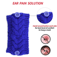 thumbnail image 3 of Diademas de punto para mujer, diadema torcida cálida de invierno con botones para cubierta de máscara facial, cintas para el pelo para envolver la cabeza en clima frío Vhermosa, 3 of 5