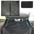 thumbnail image 3 of Car Tailgate Mosquito Net Magnetic Car Tailgate Awning Nylon Rear Windshield Sunshade Rear Tent Sunshade Screen Trunk Privacy Protection Mesh Curtain with Two-way Zipper for SUV, 3 of 3