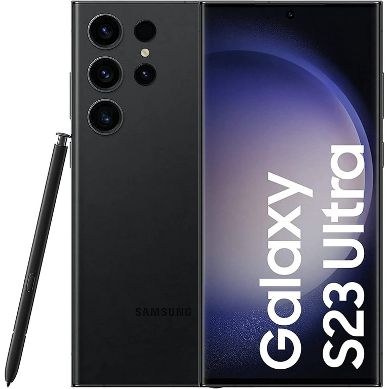 peregrination Skab kaste Samsung Galaxy S23 Ultra 5G SM-S918B/DS 256GB 12GB RAM DUAL SIM (Global  Model) Factory Unlocked GSM (Phantom Black) - Walmart.com