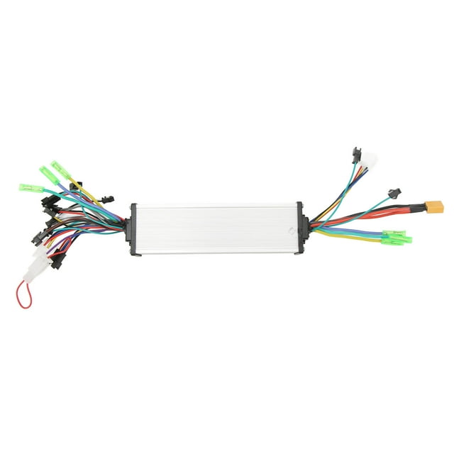 Controlador de Motor de doble accionamiento, 24V, 36V, 48V, 350W, aluminio, PCB, plástico, velocidad constante, controlador para bicicleta eléctrica