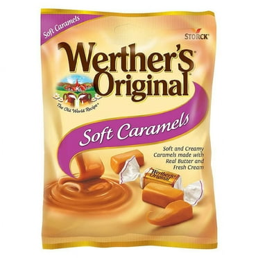 Werther's Original Soft and Creamy Caramels 4.51 oz Pack of 2