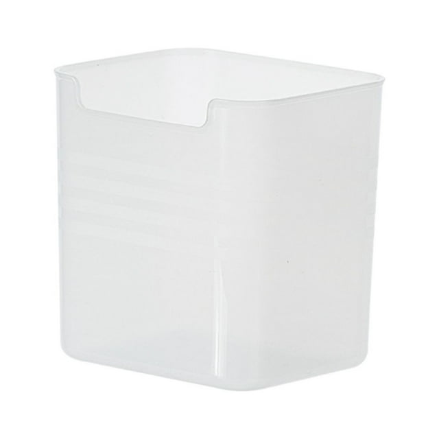 kurtrusly Large Capacity Plastic Organizer Storage Box Storage Solution For Home Compatible Multifunctional Refrigerator Organizer 11.8*9.8*12.5cm 1Set