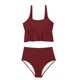 thumbnail image 4 of Traje de baño vintage estampado para mujer, traje de baño conservador, traje de baño de bikini con falda de playa estampada para mujer, traje de baño de nailon para mujer, 4 of 5