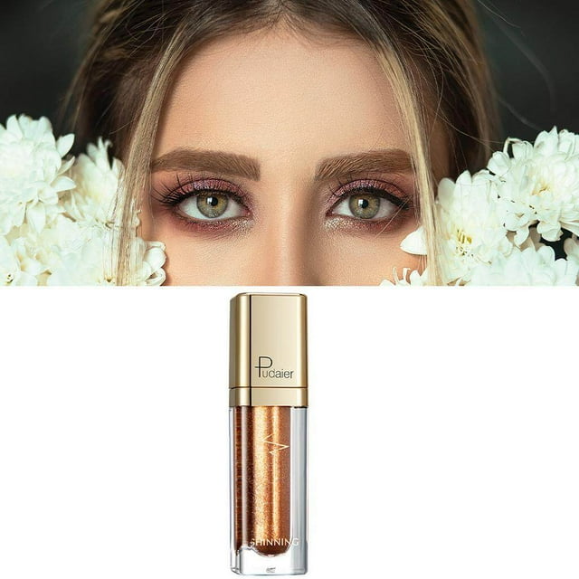 Langgg Liquid Eyeshadow Diamond Pencil Stick Cosmetic Gift Glamour Light Orange