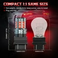 thumbnail image 5 of CHUSYYRAY 3157 4057 4157 3057 Red LED Tail Brake Stop Light Lamp Bulbs Kit，Pack of 2, 5 of 11