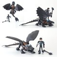 thumbnail image 2 of Toothless Anime Figure Dragon Cartoon Kawaii Action Figures Light Fury Toothless Figurines Collection Dolls PVC Model Toys Gifts, 2 of 5