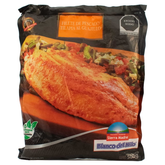 Filete de Pescado Sierra Madre Blanco del Nilo al Guajillo Congelado 500 g