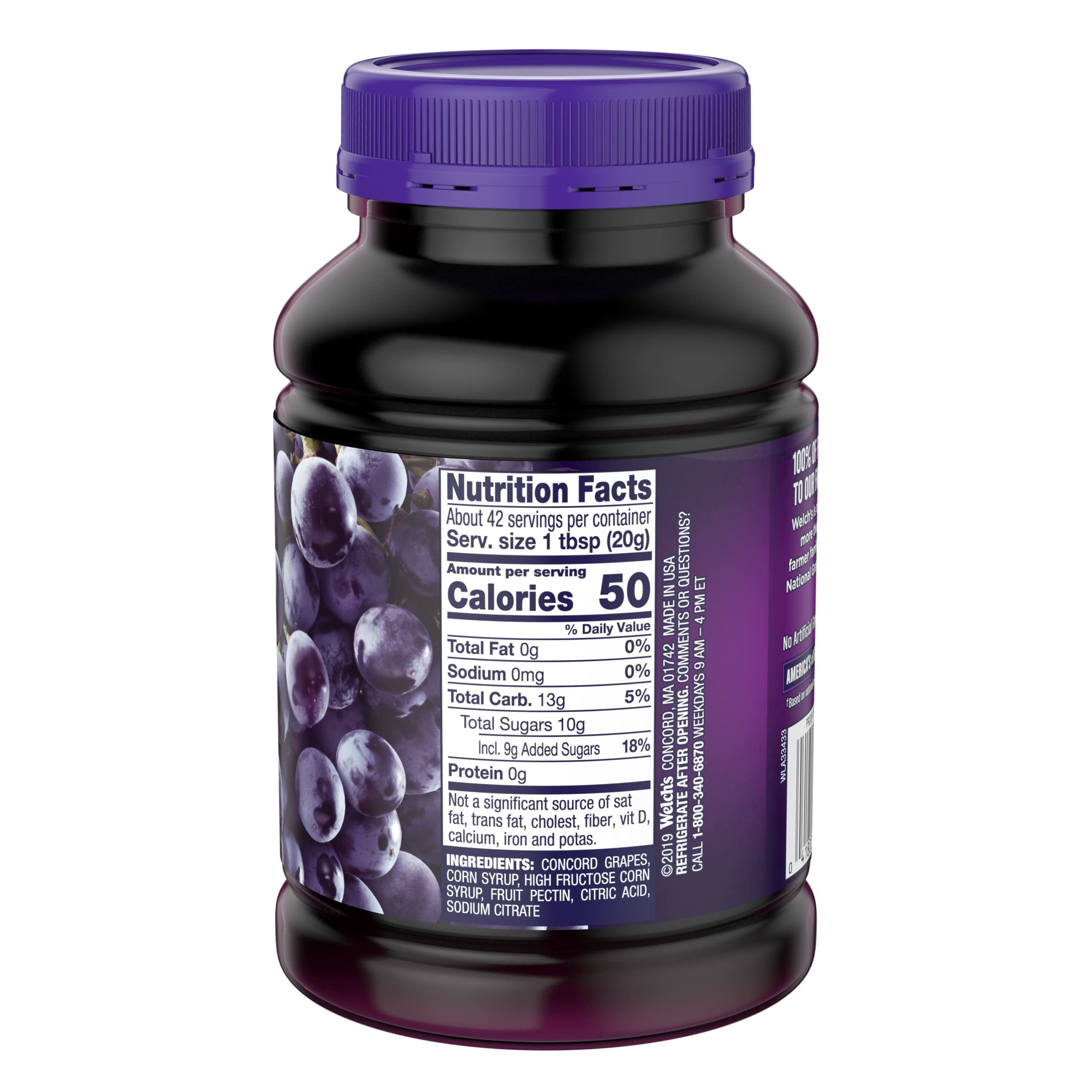 Welch's Concord Grape Jelly (Pack of 4)