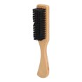 thumbnail image 1 of Men Beard Brush, Ergonomic Handle Comfortable Nylon Bristles Easy To Operate Hair Fringe Stickers  for Home, 1 of 7