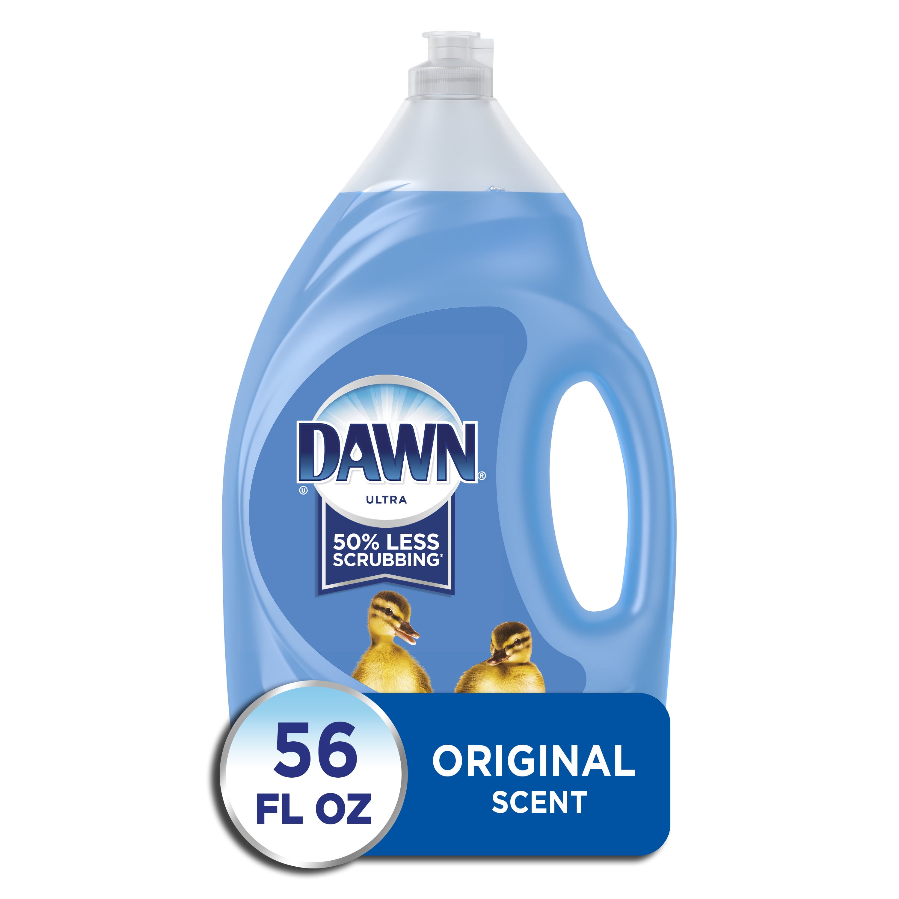 Dawn Ultra Dish Soap Dishwashing Liquid, Original Scent, 56 fl oz