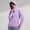 Purple, variant on Women's Cool Feeling UPF 50 Sun Protection Hoodie Regular Fit Solid Color Hooded Long Sleeve Lightweight Breathable UV Coat for Casual Outdoor Beige L