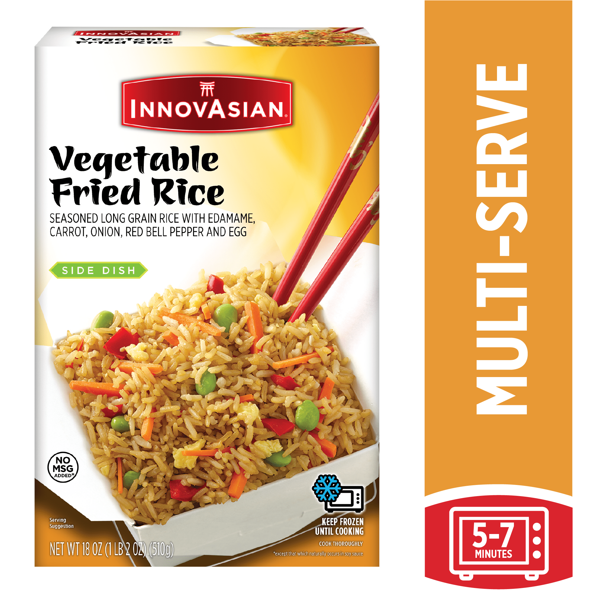 InnovAsian Vegetable Fried Rice, 18 oz (Frozen Meal)