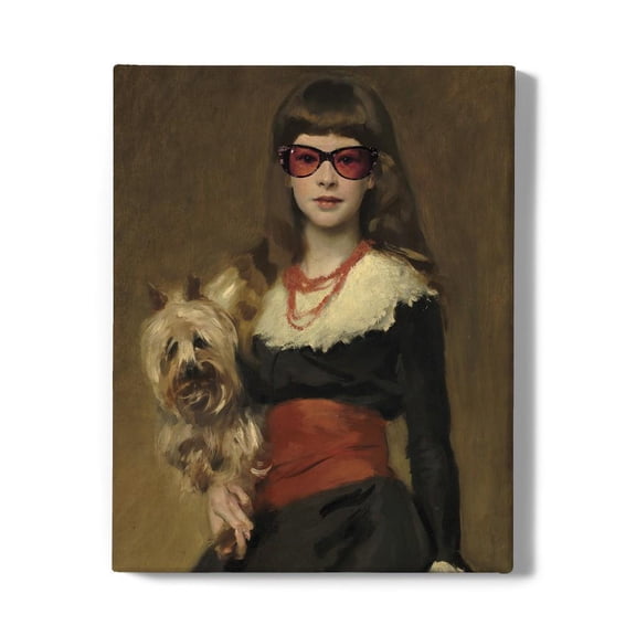 Masked Masters (5th Ave) Wrapped Canvas  -Jacob Green Designs,