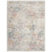 SAFAVIEH Madison Judith Distressed Area Rug, Grey/Gold, 12' x 15'