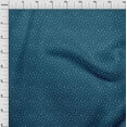 thumbnail image 5 of oneOone Rayon Teal Blue Fabric Abstract Craft Projects Decor Fabric Printed By The Yard 56 Inch Wide, 5 of 5