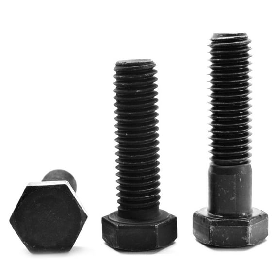 M10 x 1.50 x 75 MM (PT) Coarse Thread DIN 931 Class 10.9 Hex Cap Screw (Bolt) Alloy Steel Black Oxide Pk 300