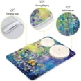 thumbnail image 4 of FREEAMG Dish Drying Mat Art Flower Painting Absorbent Dry Mats for Dishes Draining Pad for Kitchen Countertop 18" x 24", 4 of 7