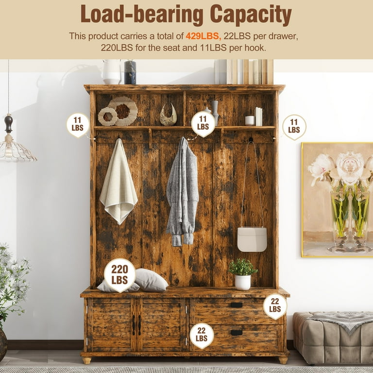 Coat rack mudroom sale