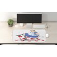 thumbnail image 2 of Alice in Wonderland Computer Mouse Pad, Girl Sitting on a Tea Cup Heart Shape Character Fantasy Tale, Rectangle Non-Slip Rubber Mousepad Large, 31" x 12" Gaming Size, Multicolor, by Ambesonne, 2 of 2