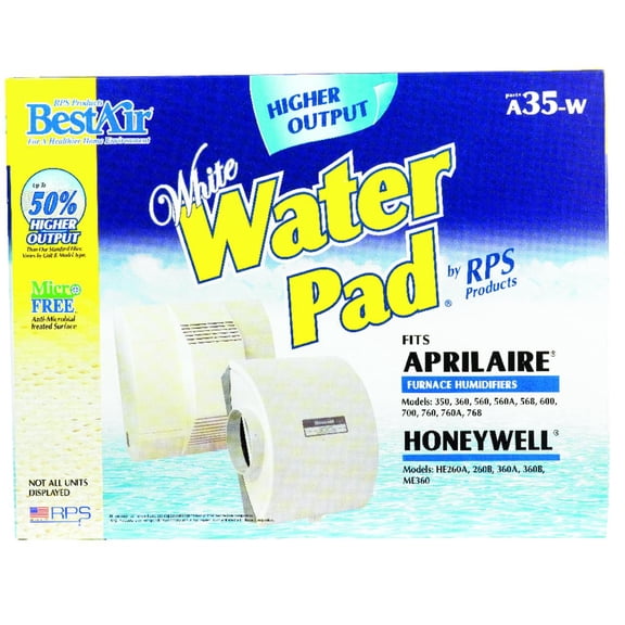 BestAir A35W Replacement Water Pad for Aprilaire models 13.125” x 10” x 1.5”