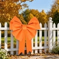 thumbnail image 6 of BBilaBu Giant Decorative Bow, 39Inch Orange DIY Bow Kit with Layered Loops and Long Tails for Front Door, Tree Topper, Wall Backdrop, Birthday Party, Wedding and Holiday Decor, 6 of 7