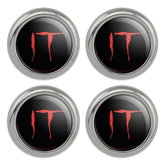 IT Movie Logo Metal Craft Sewing Novelty Buttons - Set of 4