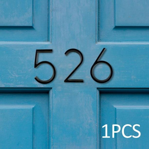 Número de decoración de buzones con accesorios para letreros de