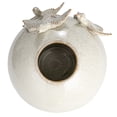 thumbnail image 4 of Creative Co-Op Stoneware Vase with Birds and Reactive Glaze, Cream, 4 of 5