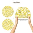 thumbnail image 5 of Kdxio Daisies Flowers Pattern Satin Bonnet Silk Bonnet Hair Bonnet for Sleeping Hair Bonnets for Women Curly Natural Hair, 5 of 6
