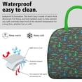 thumbnail image 3 of Womens DarkGray Cartoon Crocodiles Pattern Lunch Box for Work,Insulated Lunch Bag for Women,Loncheras Para Mujer,Leakproof Adult Lunch Bag for Work,Beach,Travel,Picnic,Camping, 3 of 7