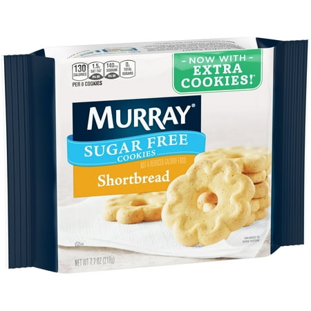 (2 Pack) Murray Sugar Free Shortbread Cookies 7.7 oz. (Best Evening Snacks For Diabetics)