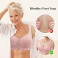 thumbnail image 3 of Lynsiebloom Daisy Bra, Daisy Bras for Older Women, Comfy Front Closure No Underwire Lingerie Seniors, Daily Bra, 3 of 8