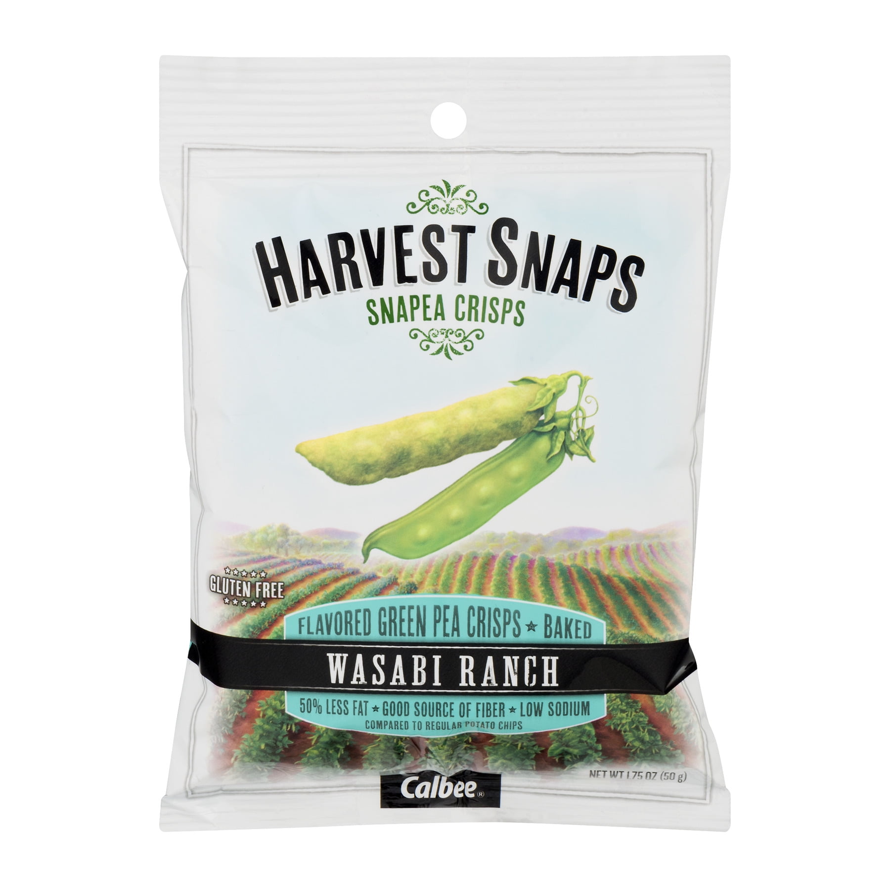 Harvest Snaps Wasabi Ranch Snapea Crisps, 1.75 Oz.