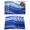 Blue, variant on Green Abstract Waves Placemats Set of 4, Gradient Fluid Luxury Oil Painting Placemats for Dining Table, Place Mats for Kitchen Tabletop, Waterproof Wipeable Dining Table Mats Set