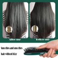 thumbnail image 3 of BEMS-5 piezas (verde) Juego de cepillos para el cabello masaje antiestático peine ovalado aire, 3 of 5