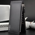 thumbnail image 2 of TopLLC Men's Wallets Men's Business Style Leather Card Billfold Purse Long Wallet Men Bags, 2 of 4