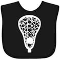 thumbnail image 3 of Inktastic Lacrosse Sports Team Coach Player Boys or Girls Baby Bib, 3 of 4