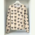 thumbnail image 3 of Maplenight Color Block Sweatshirts for Women Henley Neck Long Sleeve Pullover Tops Oversized Casual Fall Outfits, 3 of 3