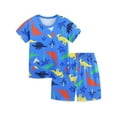 thumbnail image 6 of ATAIKU 4 Pieces Boys Pajamas Toddler Short Sleepwear Set Summer Cool Pjs Size 3-8 Years, 6 of 10