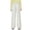 1#White, variant on Kiijoy Little Girls Jeans Relaxed Fit Straight Leg Denim Pants Soft Pull On Trousers, Sizes 5-6