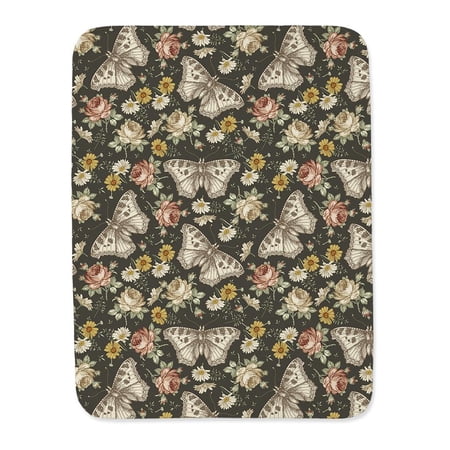 Butterfly Flower Pattern Blanket -Image by Shutterstock,